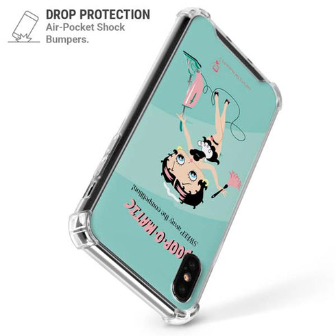 Betty Boop O Matic iPhone XS Max Clear Case